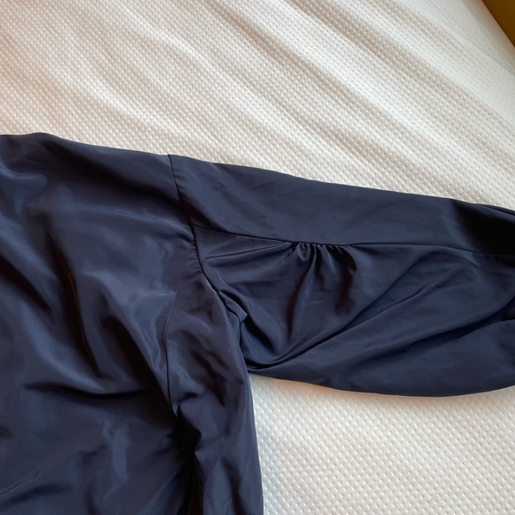 Zara Navy Bomber Jacket - Picture 4 of 8